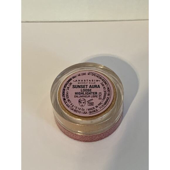 Anastasia Beverly Hills Loose Highlighter Sunset Aura .14 oz. NEW Mini Glitter - Picture 3 of 8
